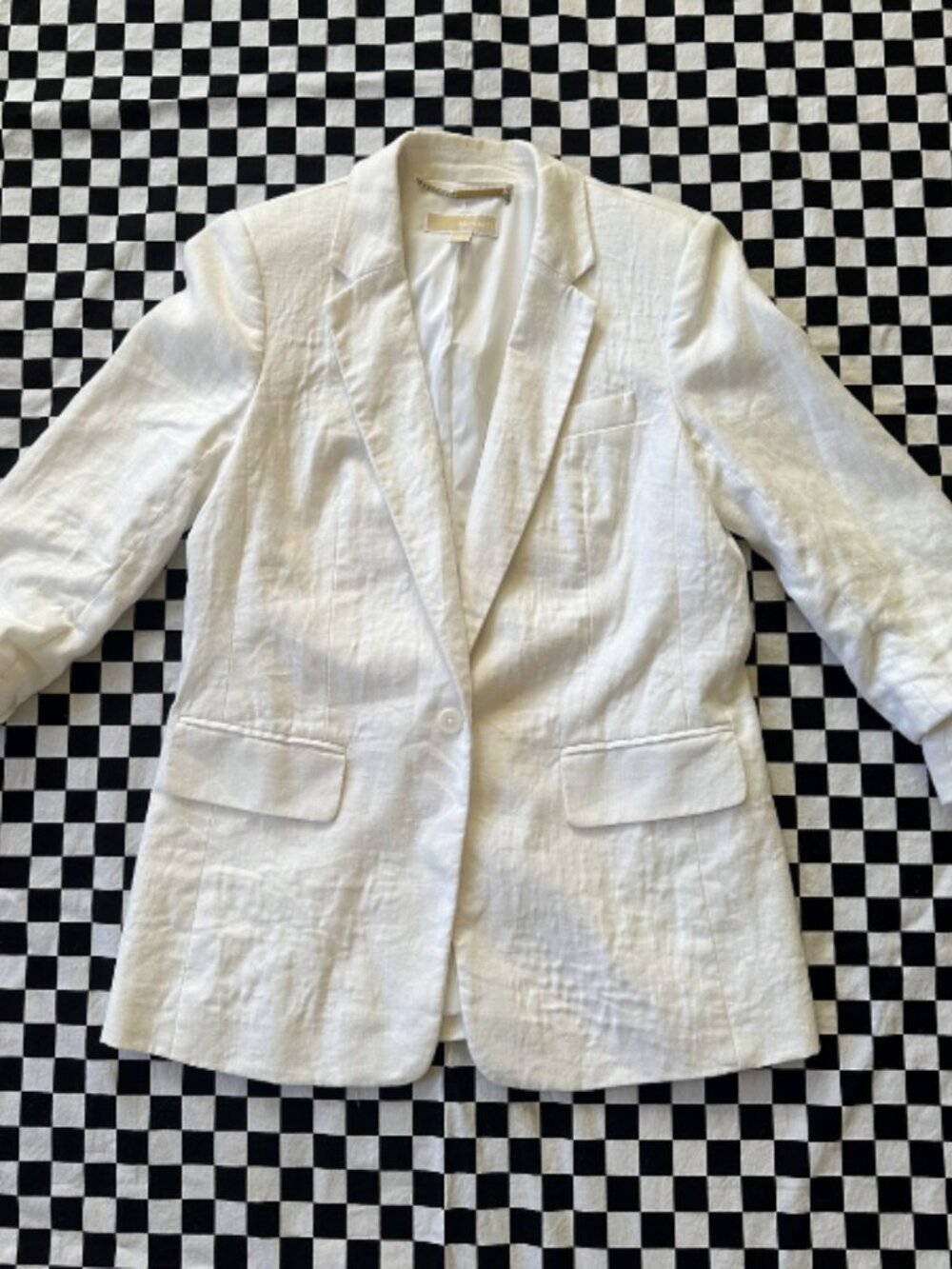Michael Kors Oversized Linen Blazer
